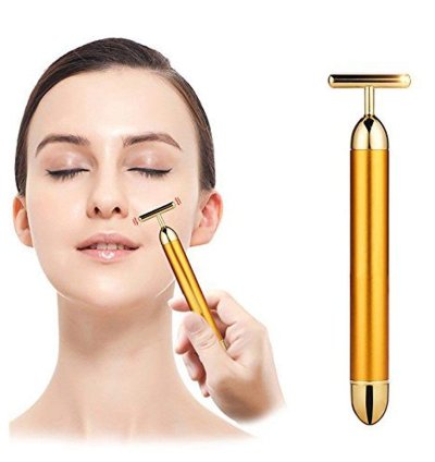 24k gold face roller